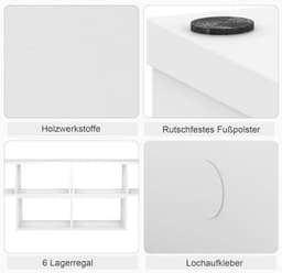 Modulaire TV Kast Uitschuifbaar – 3 Delig Lowboard voor TV's tot 65 Inch — thumbnail 3