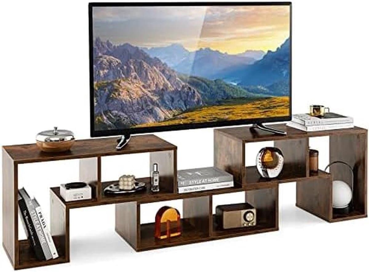 Modulaire TV Kast Uitschuifbaar – 3 Delig Lowboard voor TV's tot 65 Inch — afbeelding 1