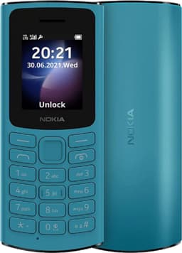Nokia 105 4G 4,57 cm (1.8") 80,2 g Blauw Basistelefoon — thumbnail 2