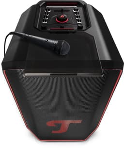 Teufel ROCKSTER 2 - Grote Bluetooth-luidspreker - Mobiel evenementgeluidssysteem met wieltjes, 440 W, met lange accuduur, 380 mm woofer, snellaadfunctie, robuuste feestluidspreker - zwart — thumbnail 10