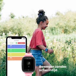 Rebel Cactus GO (Roze) - GPS Kindersmartwatch - Whatsapp - (video) bellen - SOS/Geofence - Werkt wereldwijd - Gratis OuderApp - Batterij: 32uur — thumbnail 7