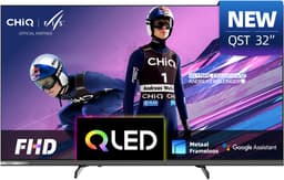 CHiQ L32QST - Smart TV 32 Inch - QLED - Full HD - Google TV - Randloos Metal Design - Dolby Audio - Nieuw — thumbnail 1