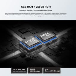 DOOGEE Fire 6 Robuuste Smartphone - IP68/IP69K Outdoor Telefoon - Dual SIM 4G - 16GB RAM - 256GB ROM - 10400 mAh 18W - 6,56 inch IPS - Bluetooth 5.0 - Android 14 - Zwart — thumbnail 11
