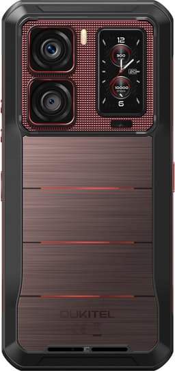 Oukitel WP300 Robuuste Smartphone 5G - IP68/IP69K Outdoor Telefoon - 12GB RAM - 128GB ROM - 16000mAh 120Hz - 6,8 inch FHD+ scherm - Met Afneembare Module Oortelefoon, Kamplampje - Rood — thumbnail 3