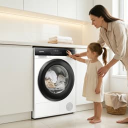 Heinner HHPD-HMK80IVFC+++ Warmtepompdroger 8 kg – Inverter Motor – Touch Control – Trommelverlichting – Baby Care & Wolprogramma – Schoenenrek – Wit – 5 Jaar Garantie — thumbnail 9