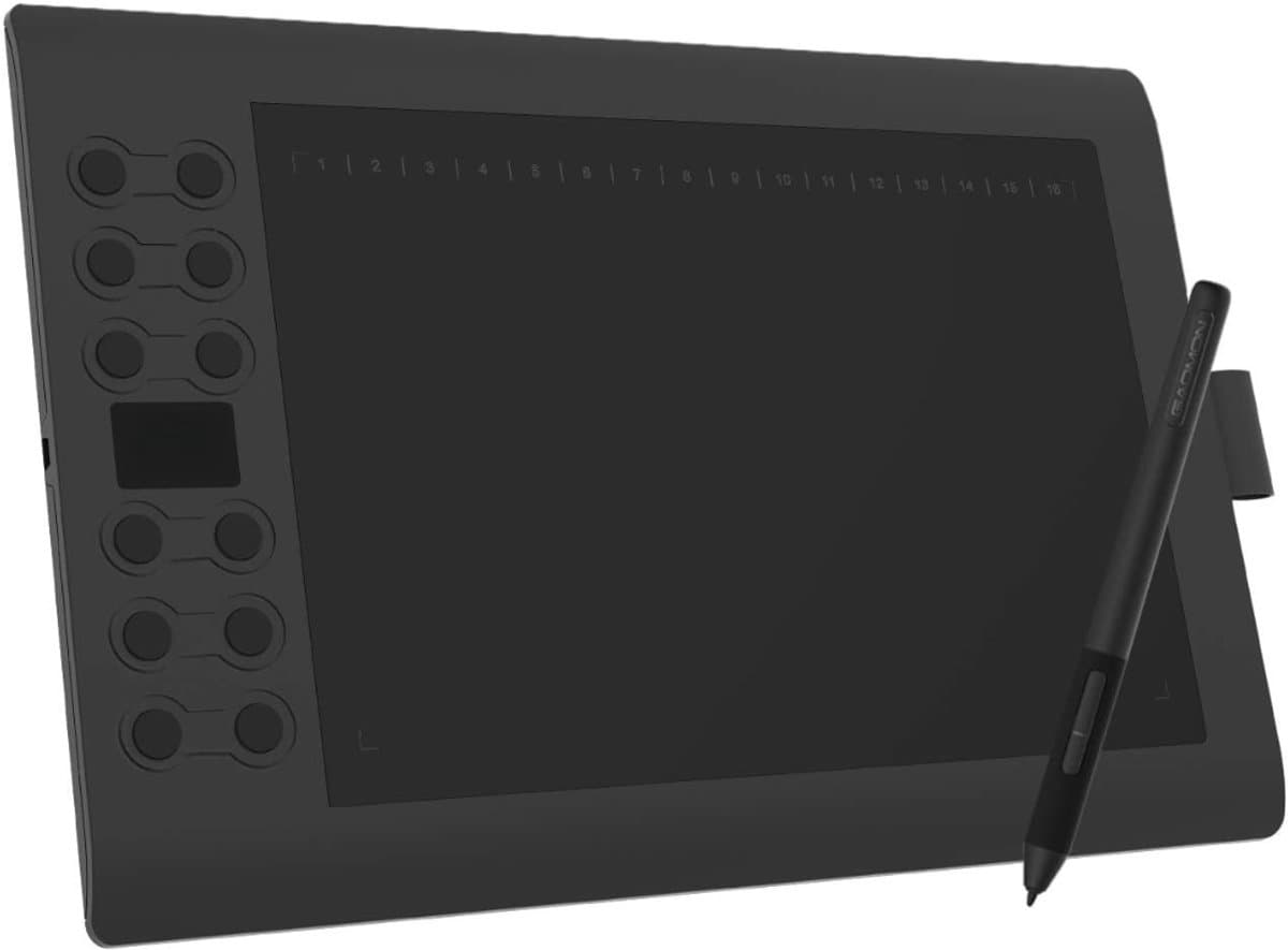Nexvo® Digitaal Notitieblok - Grafische Tablet Met Tekenpen - Herbruikbare Notitieblok – ‎Zwart - 36cm x 24cm x 1cm — afbeelding 1
