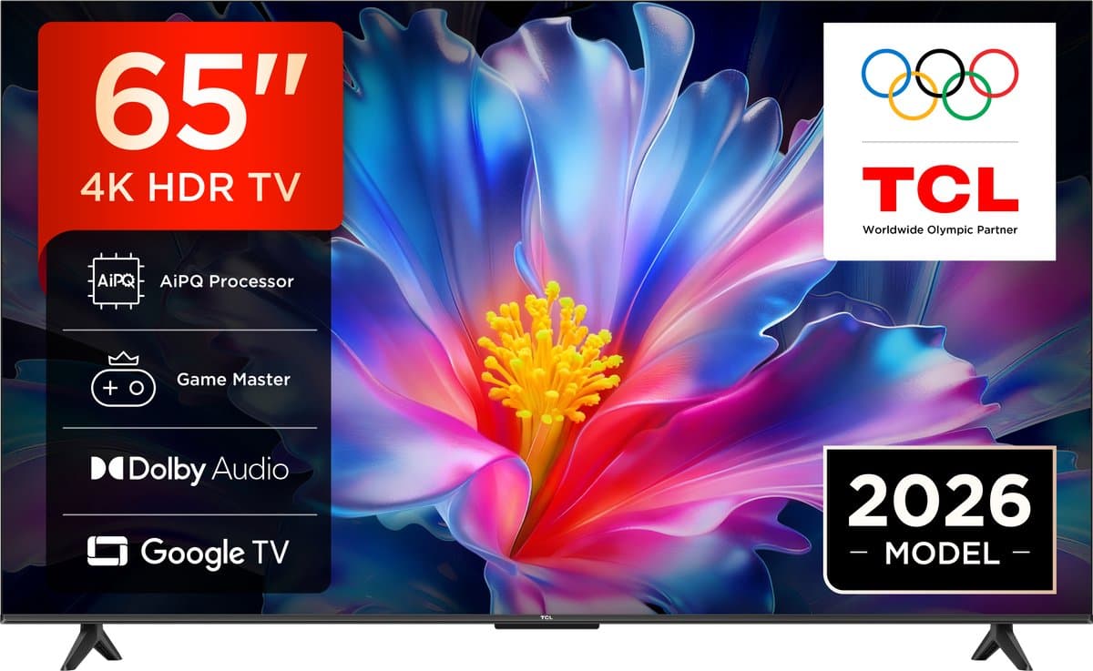 TCL 65P6L - 65 inch - 4K QLED - 2026 - Smart TV — afbeelding 1