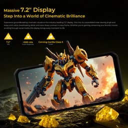 OUKITEL WP60 5G Rugged Smartphone - 16GB RAM + 512GB Opslag - 7,2 inch HD+ Scherm - 10000mAh Batterij - 108MP Camera - NFC - Android 15 — thumbnail 5