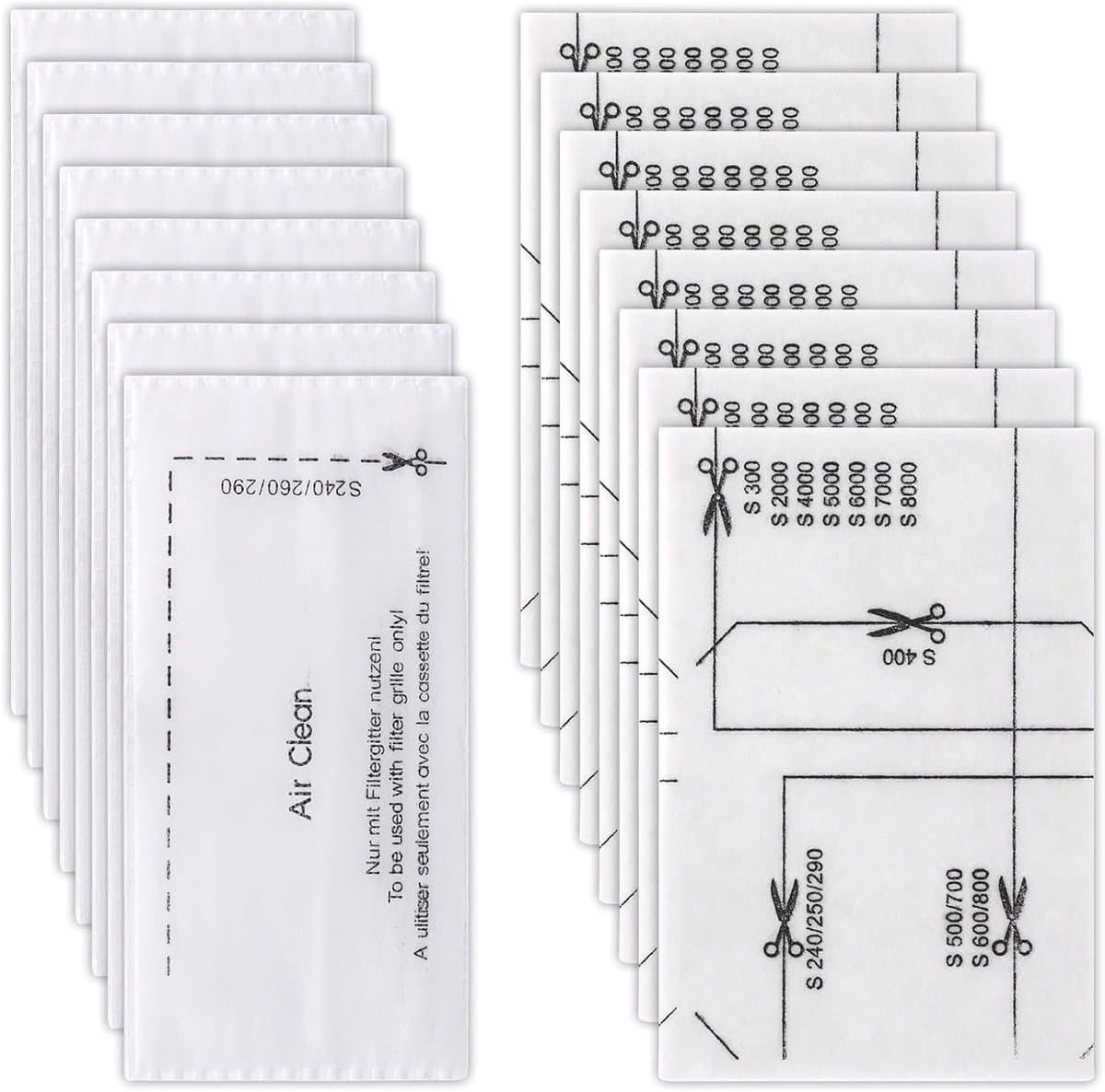 16 stuks Geschikt voor Miele Complete Stofzuiger filter filter kit voor het vervangen van de installatie - Stofzuiger onderhoud en reinigings accessoires - Stofzuiger filter - hepa filter — afbeelding 1