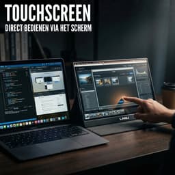 Portable Monitor Flex 15.6" Touchscreen - Full HD Draagbare monitor - Draagbaar scherm met USB-C & HDMI - Plug & Play - Incl. Beschermhoes — thumbnail 4