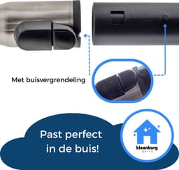 Telescoopbuis en Pistoolgreep geschikt voor Miele C1, C2, C3, Guard & Boost series - Gelijk aan model: 10275580 / 9442601 / 5269091 - met klikvergrendeling — thumbnail 12