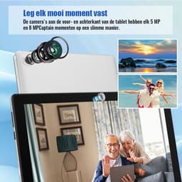 Hotlight C10L - Android 15 Tablet - 10.1 inch - 20(3+17)GB RAM/64GB ROM– 5000mAh - WiFi 6 - 5MP+8MP Camera - Wit — thumbnail 3