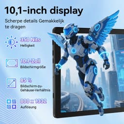 Hotlight MB1001 - Android 15 Tablet - 10.1 inch - 20(3+17)GB RAM/64GB ROM– 5000mAh - Zwart — thumbnail 6