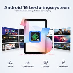 POCKAM P10 Pro - Tablet - 48 GB RAM (8+40 GB) + 128 GB ROM (2 TB/TF) - Android 16 - 10,1 inch HD 120 Hz - 8800 mAh - Gemini AI - T7250 Octa Core - Face ID - Dubbele luidsprekers, complete accessoirebundel met toetsenbord en stylus — thumbnail 11