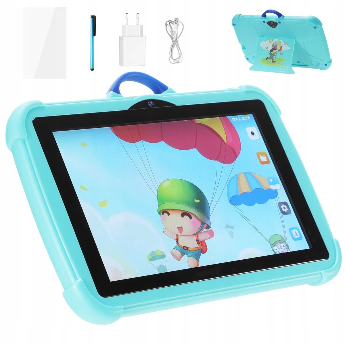 Kindertablet 7 inch - Peutertablet - 32GB - Blauw - Met Hoesje & Ouderlijk Toezicht — afbeelding 1
