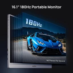 Arzopa Z3FC - Ultradun 2.5K Draagbare Monitor 16 inch – 180hz Gaming - Reisbundel met Beschermhoes – USB-C & Mini HDMI – Ingebouwde Kickstand – Voor Laptop, Mac & Smartphone & Switch — thumbnail 3