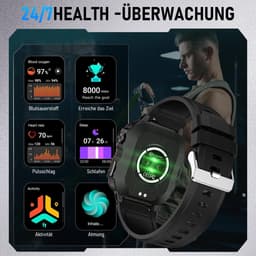 Manike QX11 Smartwatch – 1,96 inch AMOLED Display - Hartslag & Bloeddrukmeting - SpO₂ - Slaaptracking - Multisport - IP68 Waterdicht - 7 Dagen Batterij - Android & iOS Compatibel - Meldingen - Stappenteller - Sporthorloge - Activity Tracker — thumbnail 11