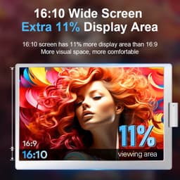 16" - Portable Monitor - Laptopscherm: 12-17.3" - Draagbare Monitoren - Beeldscherm - Inclusief Beschermhoes - 1920x1200P - 60 Hz - HDMI & USB-C - Grijs — thumbnail 6