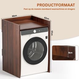 Wasmachine Kast - Ombouw - Verhoger - Meubel — thumbnail 5