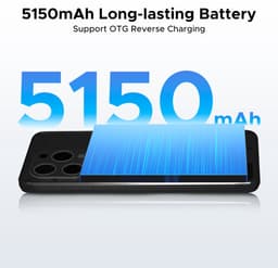 DOOGEE N55 - Smartphone - 16 GB RAM + 128 GB ROM（2TB/TF） - 6.56 inch + 90Hz IPS - 4G Dual SIM - 5150mAh - Android 15 - 5G WiFi - Face ID - GPS - Widevine L1 - Natuurlijk — thumbnail 2