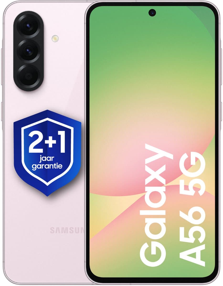 Samsung Galaxy A56 - 5G - 128GB - Awesome Pink + 1 jaar extra garantie — afbeelding 1