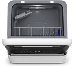 Klarstein Vaatwasser Amazonia Mini - Compact Aanrechtblad, 7 Programma's, 5L Tank of Directe Aansluiting, Energie-efficiëntieklasse D, Stil 58dB, Digitaal Display, Draagbaar Tafelblad voor Kleine Keukens, Zwart - Dishwasher — thumbnail 1