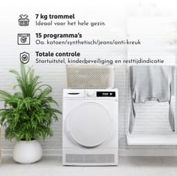 Salora DCH7100 - Condensdroger - Droger - Wasdroger - Vrijstaand - 7 kg — thumbnail 3