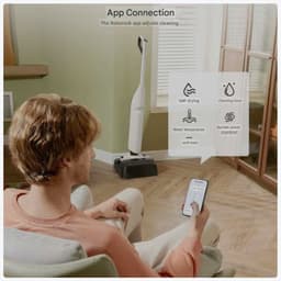 Robotstofzuiger – Dweilrobot – Automatische Stofzuiger – Nat-droog Stofzuiger – Handheld Schoonmaker – 17.000 Pa Zuigkracht – Draadloos Met 30-59 Min Batterijduur — thumbnail 4