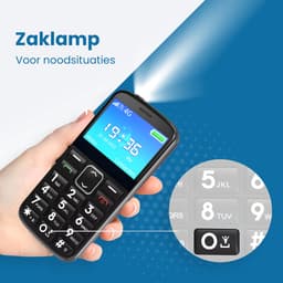 Senzo Senioren Telefoon - 4G - SOS-knop - GSM - Senioren Mobiele Telefoon - Simlockvrij - Incl. Simkaart - Nederlandstalig — thumbnail 8