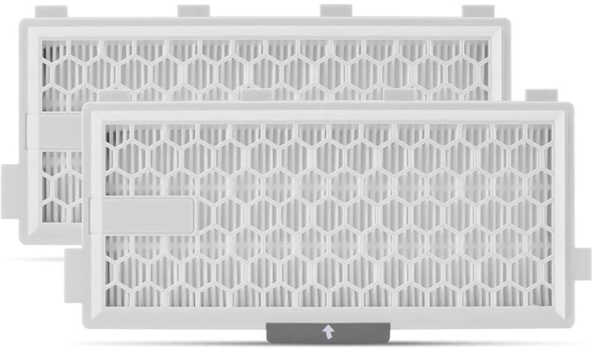 HEPA Airclean Plus 50-filters - 2 stuks geschikt voor Miele Complete C3 Powerline - S8340 stofzuiger - Air Clean SF-HA 50 geschikt voor C2 C3 Compact C1 C2-2 - Supremery 2-pack vervangende onderdelen — afbeelding 1