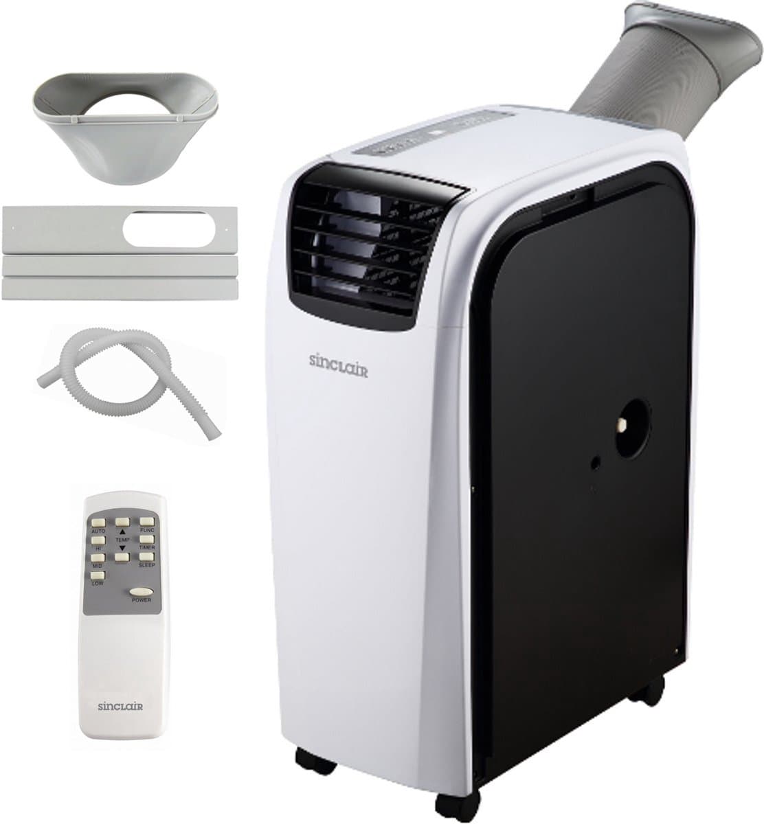 Sinclair 3KW 11.000 BTU mobiele airco - koelen en verwarmen - afstandsbediening - 25 m2 - Extra stille airco — afbeelding 1