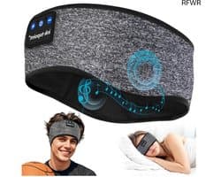 RFWR® Draadloze Slaap Hoofdtelefoon met HD Geluid en Comfortabele Hoofdband