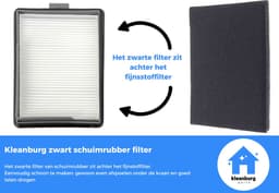 Kleanburg® - Geschikt voor Miele Boost CX1 - Filter set van 3 stuks – Vervangt SF-HY 60 & CX-FSF — thumbnail 5
