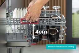 ETNA VW842N - Inbouw vaatwasser - 60 cm - Intensieve zone - Flexibele bestekkorf - Sleepscharnier - Nachtprogramma - Zuinig en Stil - Koolborstelloze Motor — thumbnail 20