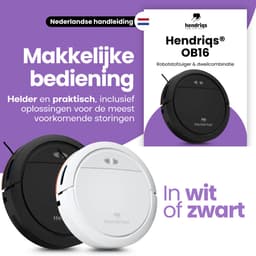 Hendriqs® Robotstofzuiger met Dweilfunctie en Laadstation - Geschikt voor Huisdieren - Tot 243 Minuten Accuduur & Krachtige Zuigkracht - Elektrische Stofzuiger Robot - Dweilrobot - Vacuum Cleaner — thumbnail 11