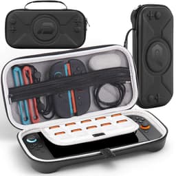 PlayCool 23-in-1 Accessoirebundel voor Nintendo Switch 2 – Beschermhoes, Screenprotectors, Thumb Grips, Joy-Con Siliconen Covers, Stuurset, Controller Grips, Oplaadstation, Playstand & Game Muisset — thumbnail 4