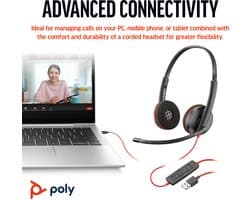 Hoofdtelefoon met microfoon Poly 8X2J9A6