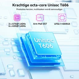 KINGRID T20 Tablet - 24GB RAM - 256GB ROM - Met Toetsenbord - Met Lederen Hoesje - Android 16 - 10.1 inch - 5000mAh - OTG - Hoes - Stylus - Muis - Grijs — thumbnail 5