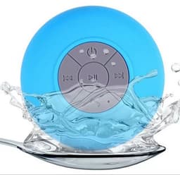 Mini waterdichte Bluetooth-doucheluidspreker/MP3-luidspreker voor in bad/blauw — thumbnail 6