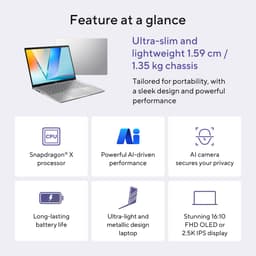 ASUS Vivobook S16 S3607QA-PL018W - Copilot+ Laptop - 16 inch — thumbnail 3