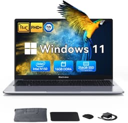 Huidun HiBook 6 Laptop - 15,6 inch Full HD - 16 GB RAM - 256 GB SSD - Intel N150 - Windows 11 Notebook - UHD Graphics - 5000mAh - Grijs — thumbnail 1