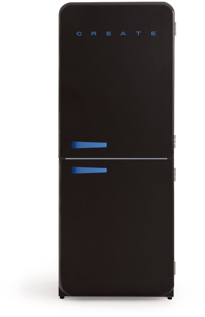 CREATE - Koelkast in retro stijl - FRIDGE RETRO COMBI 401 L — afbeelding 1