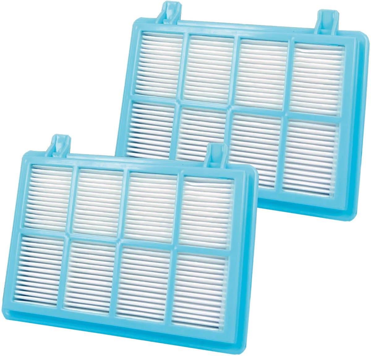 Multaparts® HEPA 11 Filter geschikt geschikt voor Philips - set van 2 stuks - | O.a. voor Philips PowerPro Compact, PowerPro City, PowerPro Active, 3000 serie, 5000 serie| Voor stofzakloze stofzuigers | Vervanger voor FC8010/01 — afbeelding 1