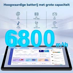 Hotlight A7 - Android 15 Tablet - 11 inch - 16(4+12)GB RAM/128GB ROM– 6800mAh - Zwart — thumbnail 2