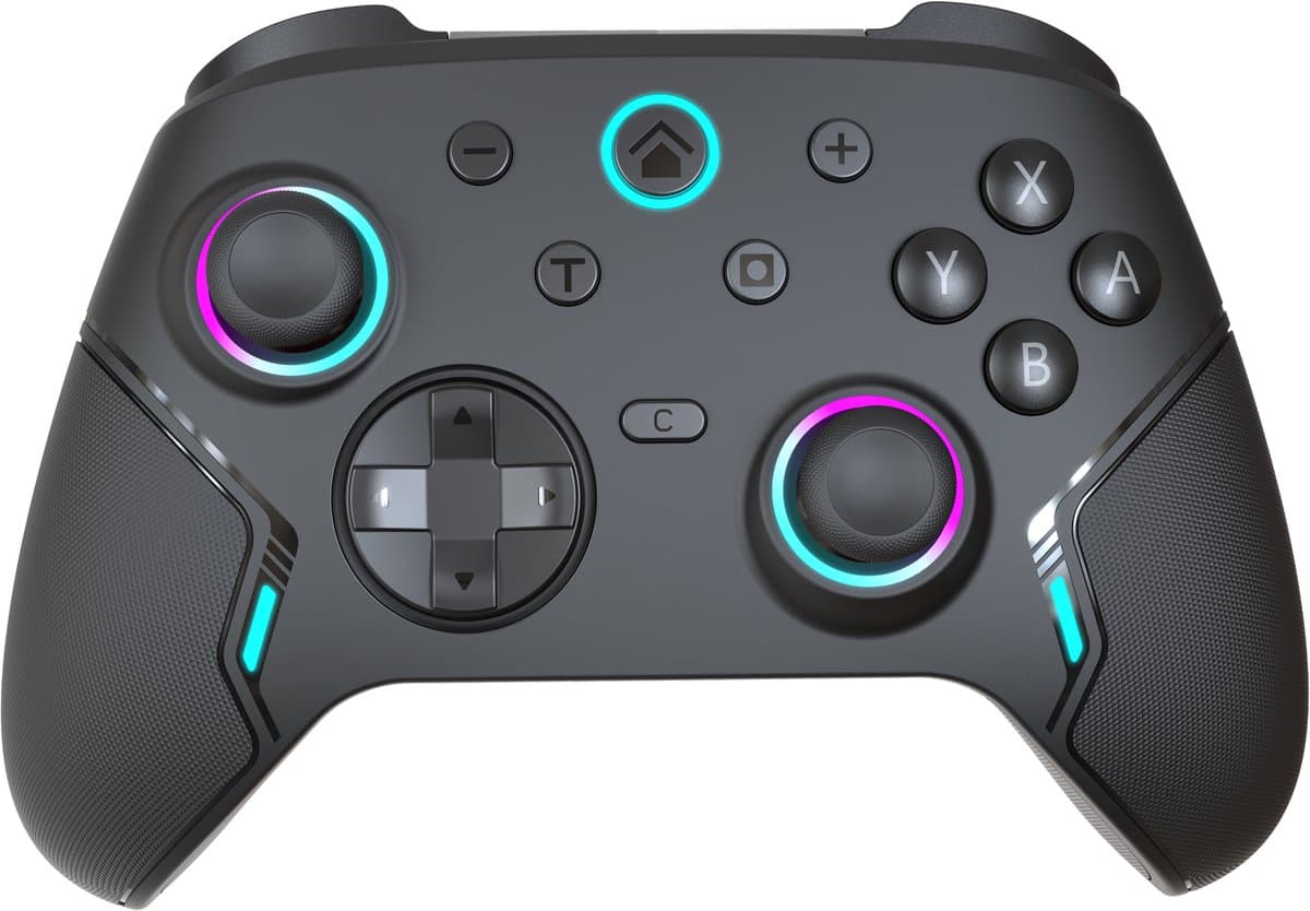 Smartify Switch 2 Pro Controller - Geschikt Voor De Nintendo Switch 2 & Nintendo Switch - Hall Effect Joysticks - Macro Knoppen - RGB verlichting — afbeelding 1