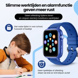 Protectly® GPS Horloge Kind Met Simkaart - 4G - SOS Knop - Smartwatch Kinderen - GPS Tracker Kind - Kinder Smartwatch - Videobellen - HD Camera - Whatsapp en SMS - Elke polsmaat - Incl. Simkaart — thumbnail 9
