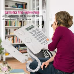 Vaste Telefoon met Nummerweergave en Handsfree Functie voor Thuis en Kantoor — thumbnail 3