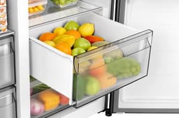 Hisense RS3P558NEFD - Amerikaanse koelkast - No-Frost - 178 cm hoog - 544 liter - Energielabel D - Invriesvermogen 12 kg/24u - Geluidsniveau 37 dB - LED Display - SuperCool - FastFreeze - Deuralarm - Inverter Compressor - Multi Airflow — thumbnail 25