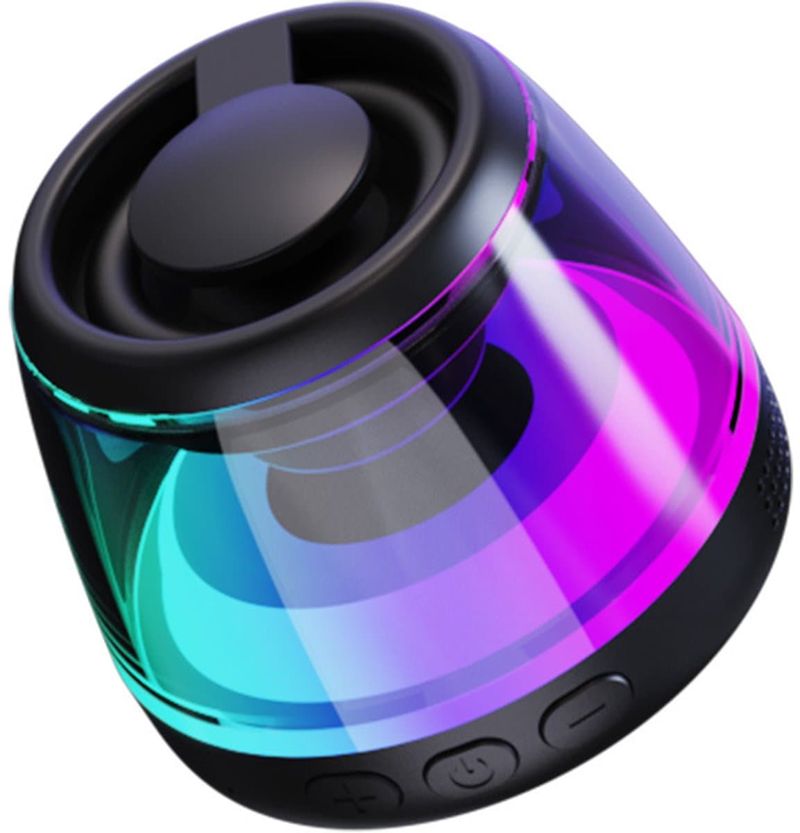 Magnetische Bluetooth Speaker - Draagbare Mini Bluetooth Speaker Met Telefoonhouder - 3.5 Uur Batterijduur & 5W Luidspreker - Met TWS En RGB Verlichting - Ondersteunt TF-Kaart En AUX Invoer - Voor Thuis Kantoor En Onderweg — afbeelding 1