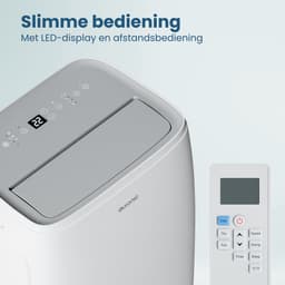 Auronic Mobiele Airco - 12.000 BTU - 4-in-1 - Airconditioning met 2 Raamafdichtingskits - Ventilator - Ontvochtiger - Tot 35m² - Wit — thumbnail 11